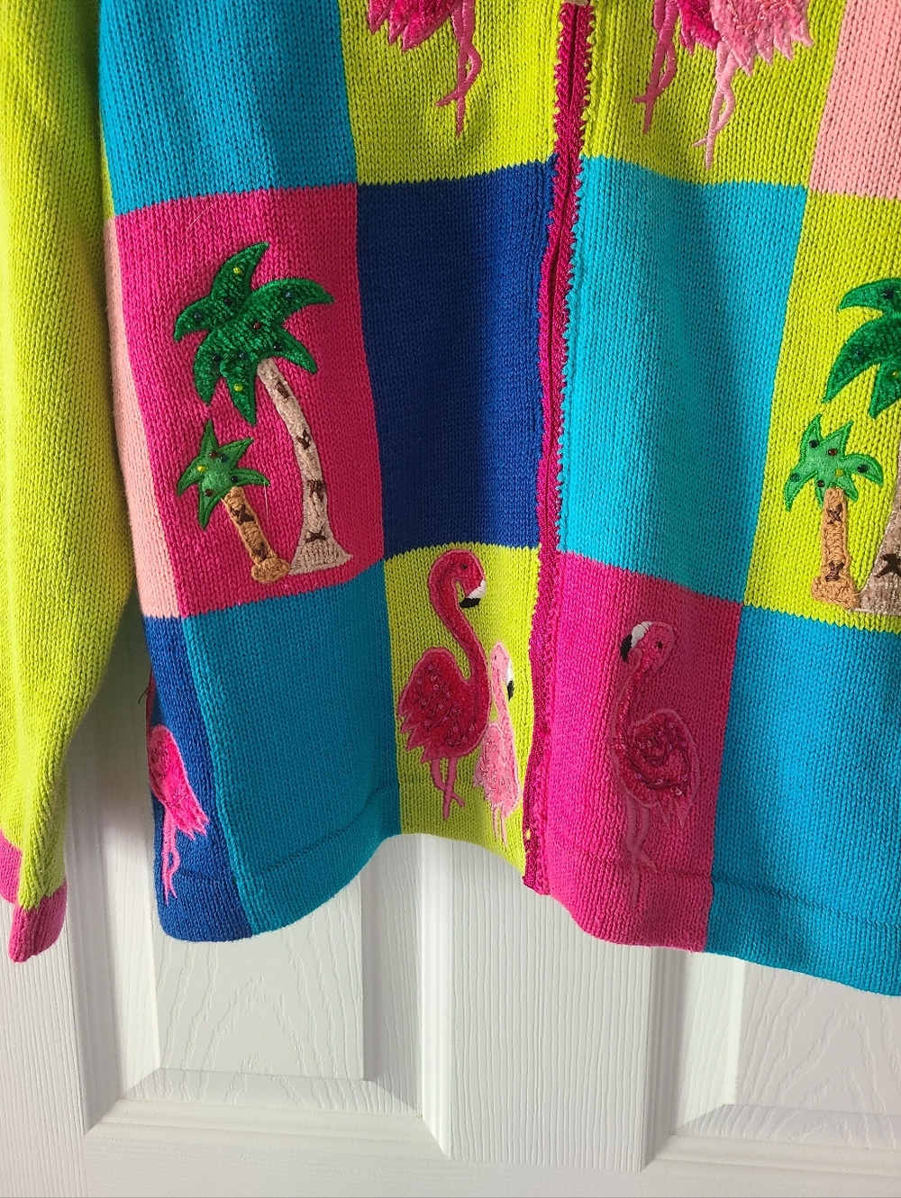 SALE! Jack B Quick Vintage Flamingo Sweater - Picture 4 of 8